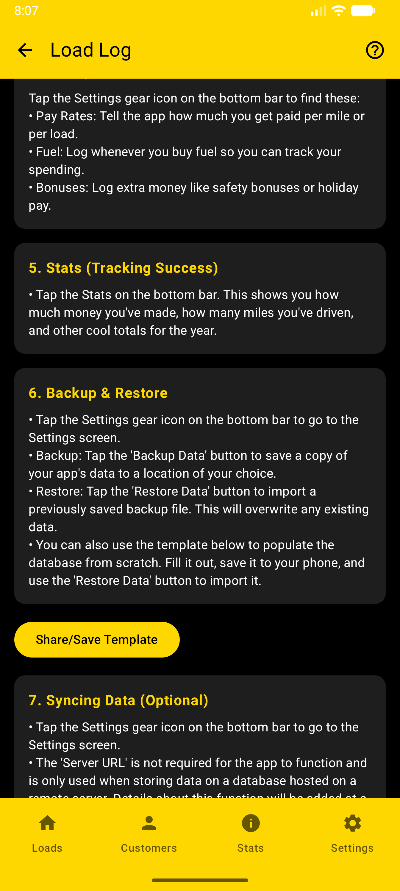 Load Log Backup/Restore
